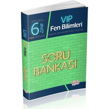 EDİTÖR VIP 6.SINIF FEN BİLİMLERİ SORU BANKASI
