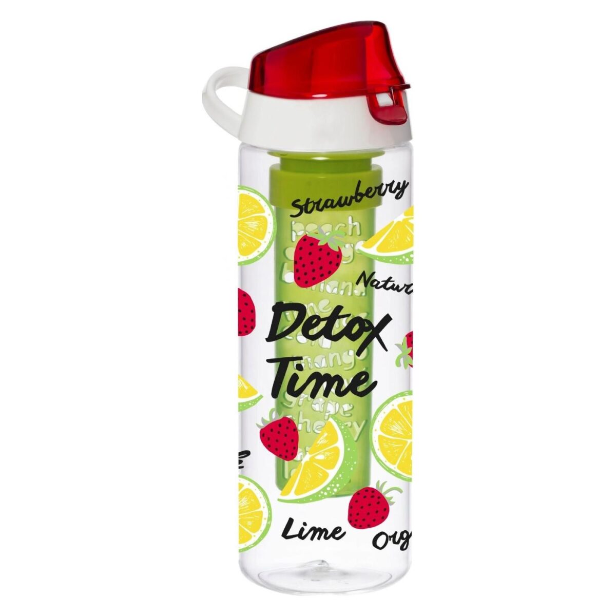 HEREVİN MATARA ÇİLEK DESENLİ 650 ML - Görsel 1