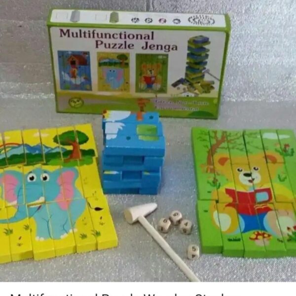 KIZILKAYA JENGA VE PUZZLE AHŞAP 2 Sİ 1 ARADA