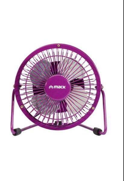 MACK MCF-14PR MASAÜSTÜ METAL USB FAN MOR