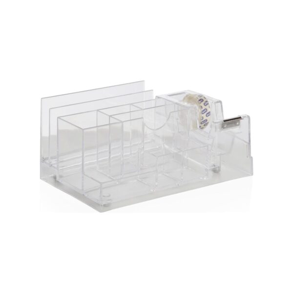MAS DESK ORGANIZER BANTLI KALEMLİK ŞEFFAF 815Ş