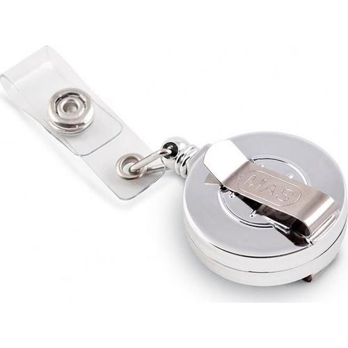 MAS YOYO YUVARLAK PLASTİK KLİPSLİ KROM 32MM