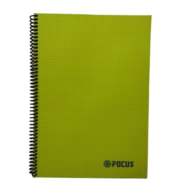 METEKSAN A4 SPİRALLİ PP FOCUS ÇİZGİLİ DEFTER 80 YP