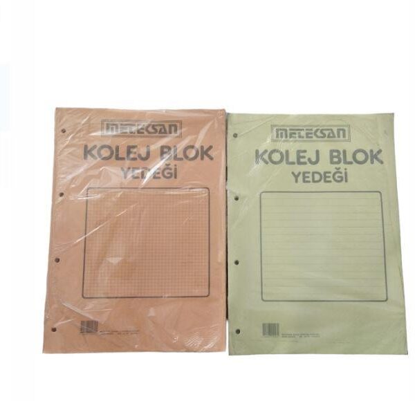METEKSAN KOLEJ BLOK YEDEĞİ ÇİZGİLİ A5 50 YAPRAK