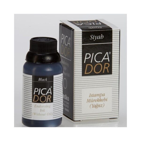 PICADOR ISTAMPA MÜREKKEBİ 30 CC SİYAH