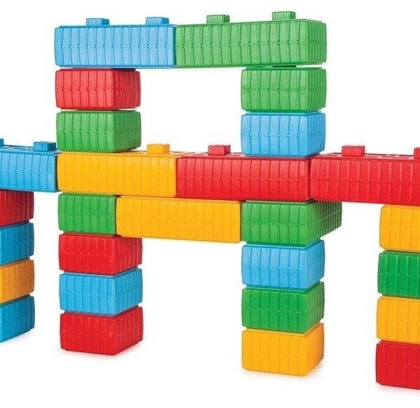 PİLSAN TUĞLA BLOK VE ARABA SETİ (43PARÇA)