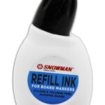 SNOWMAN BEYAZ TAHTA KALEMİ MÜREKKEBİ 30 CC SİYAH 12 ADET