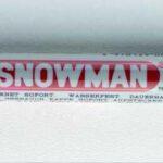 SNOWMAN PERMANENT MARKÖR KESİK UÇ SİYAH