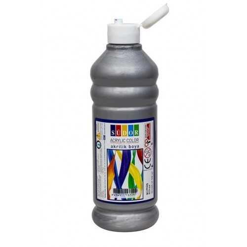 SÜDOR AKRİLİK BOYA GÜMÜŞ 500 ML