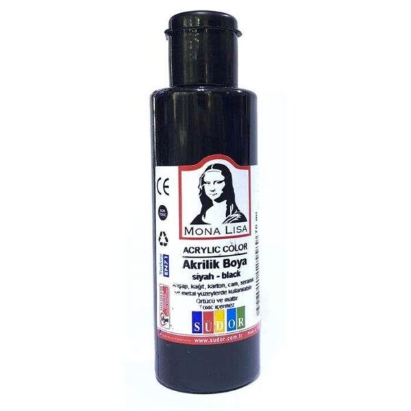 SÜDOR Akrilik Boya 70 ml Siyah