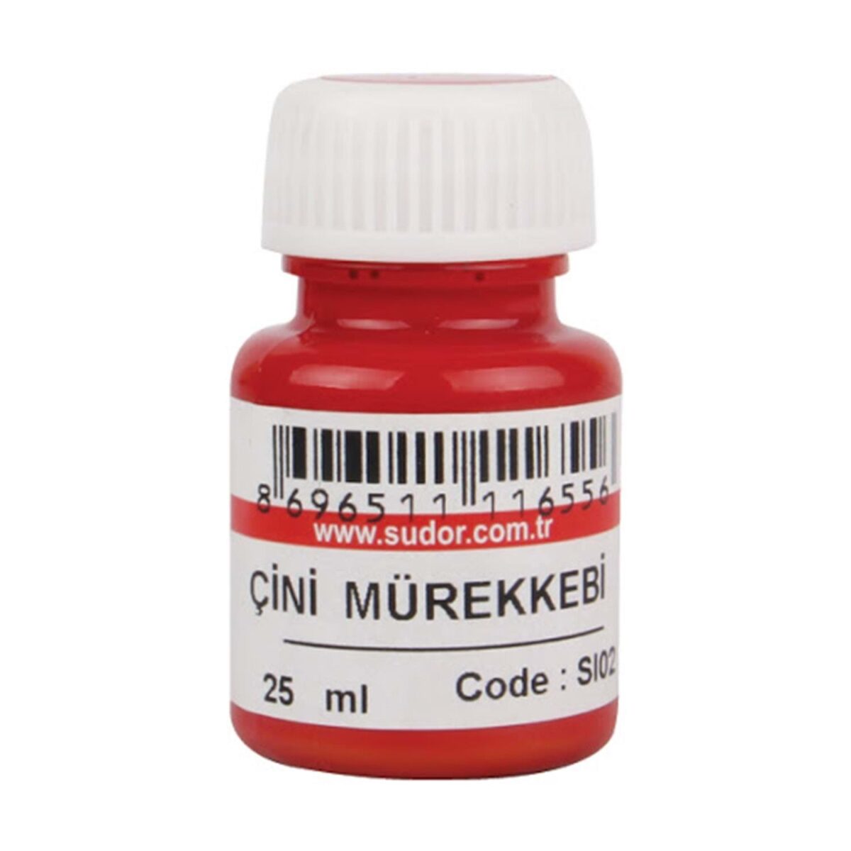 SÜDOR Çini Mürekkebi 25ml Kırmızı - Görsel 1