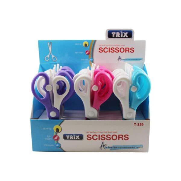 TRİX ÇOCUK MAKASI EMNİYETLİ BEYAZ 24 ADET