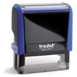 TRODAT KAŞE 4913 58X22 PASTEL MAVİ GÖVDE MAVİ KEÇE