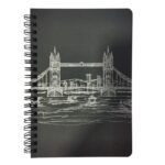 GÜLPAŞ SİYAH DEFTER 12x17 PAPERART TOWER BRİDGE