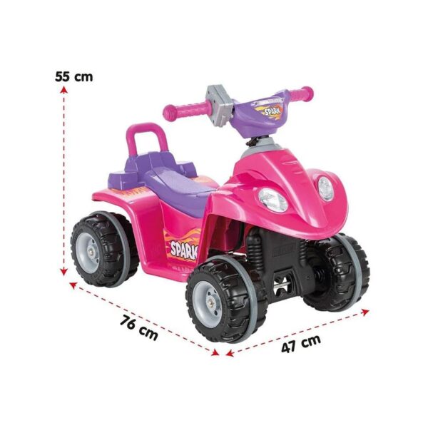 PİLSAN SPARK ATV 6V AKÜLÜ (METALİK PEMBE)