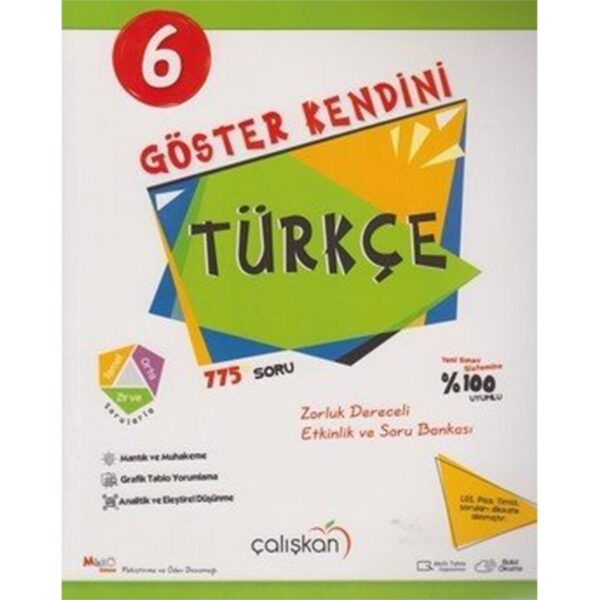 ÇALIŞKAN 6.SINIF TÜRKÇE GÖSTER KENDİNİ SORU BANKAS