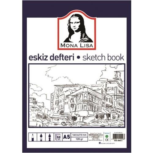 MONALİSA ESKİZ DEFTERİ A5 50 YP 120 GR