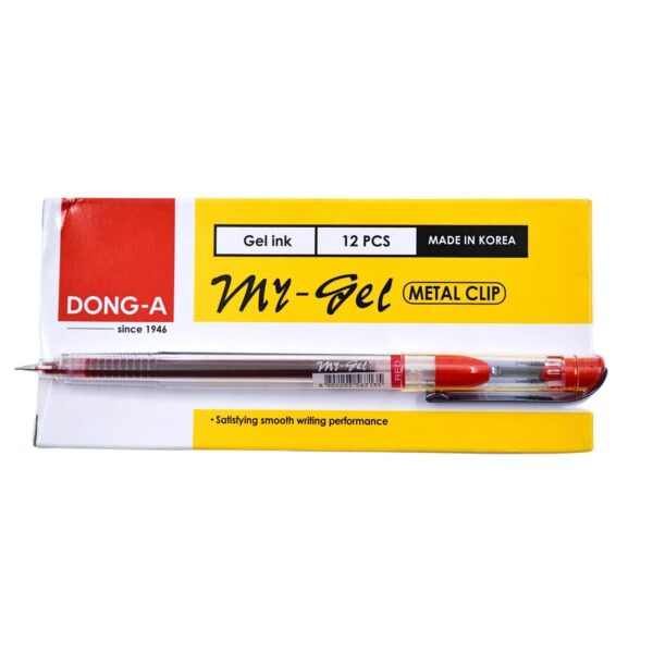 DONGA MY-JEL KALEM İĞNE UÇLU 0.5 KIRMIZI 12 ADET