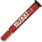 HI-TEXT KESİK UÇLU MARKER KALEM KIRMIZI