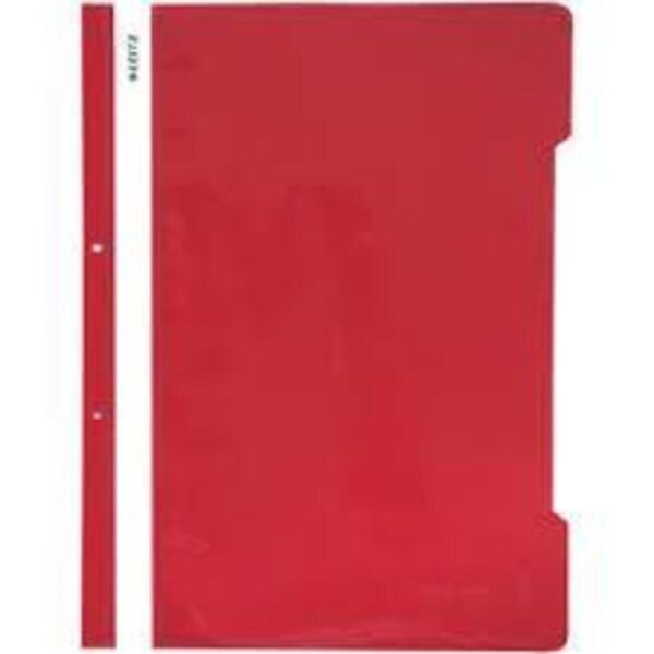 LEITZ 4189 PLASTİK TELLİ DOSYA KIRMIZI