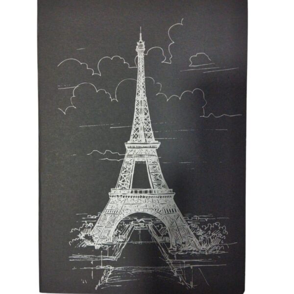 LİZY SİYAH DEFTER TEL DİKİŞLİ 90 GR 40 YP EYFEL