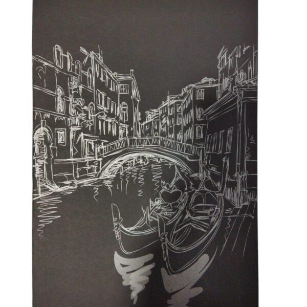 LİZY SİYAH DEFTER TEL DİKİŞLİ 90 GR 40 YP VENEDİK