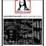 MONALİSA Eskiz Defteri Kara Telli A4 150g 40 yp