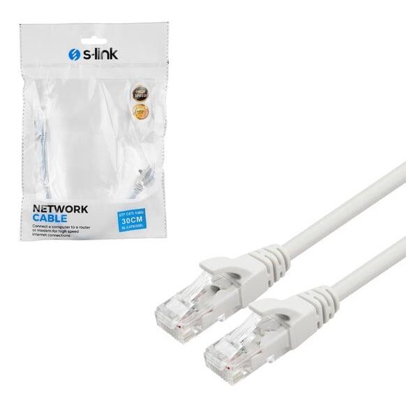 S-LİNK SL-CAT6030 30cm UTP CAT6 KABLO