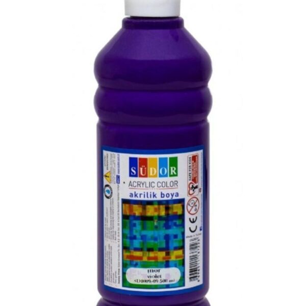 SÜDOR AKRİLİK BOYA MOR 500 ML
