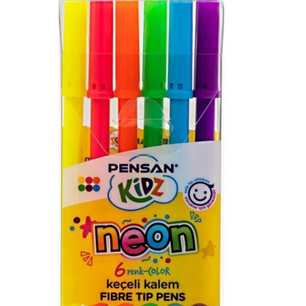 PENSAN KEÇELİ KALEM NEON 6 RENK KİDZ