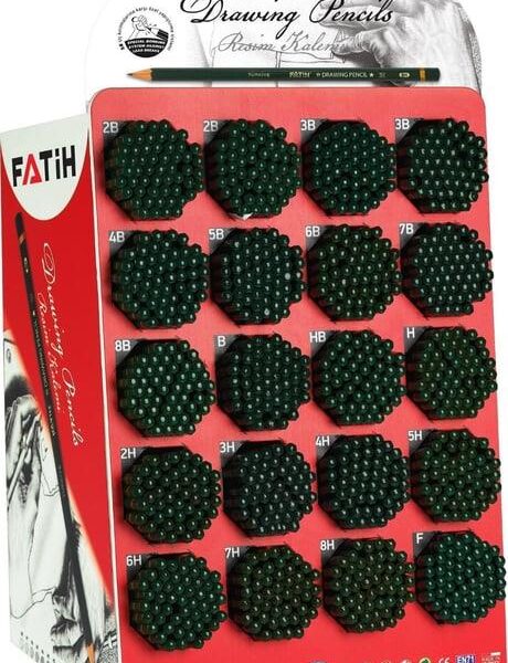 FATİH DERECELİ KURŞUN KALEM STANDI YENİ 6GROSS