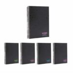 MİKRO DEFTER 17X24 BLACK KARELİ 120 YAPRAK