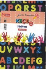 MİKRO KEÇE KÇ-104 10RENK DESENLİ 20X30 LU A4