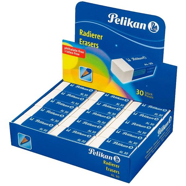 Pelikan AL-30 Plastik Silgi Beyaz Küçük