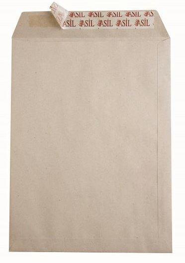 ASİL 17X25 TORBA ZARF KRAFT 90GR SLİKON 250'Lİ