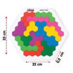 PİLSAN  DESEN KARTLI AHŞAP PETEK PUZZLE 15 PARÇA - Görsel 2