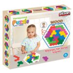 PİLSAN  DESEN KARTLI AHŞAP PETEK PUZZLE 15 PARÇA - Görsel 3