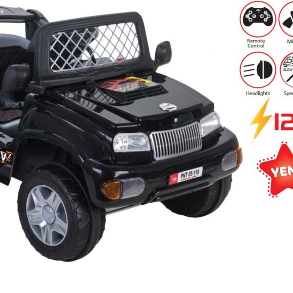 PİLSAN AKÜLÜ ARABA 12 V PANTHER KUMANDALI SİYAH