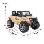 PİLSAN AKÜLÜ ARABA 24 V SAFARİ KUMANDALI 4X4 - Görsel 2