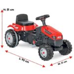 PİLSAN TRAKTÖR ACTIVE PEDALLI KIRMIZI RENK - Görsel 2