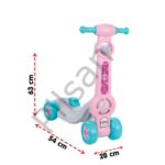 PİLSAN MİNİ SCOOTER AÇIK PEMBE - Görsel 2