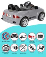 PİLSAN AKÜLÜ ARABA TERY BERY GRİ 12 V KUMANDALI - Görsel 2