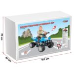 PİLSAN AKÜLÜ ATV 12 V ROCKET MAVİ - Görsel 4