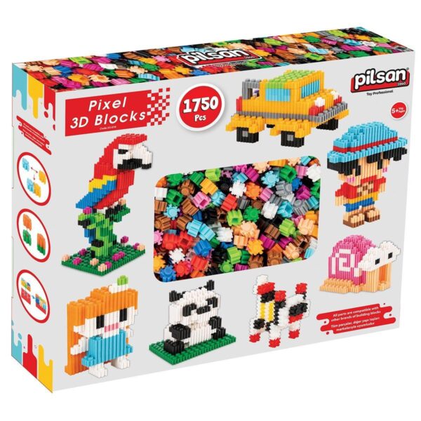 PİLSAN PIXEL BLOKLAR 3D Lİ 1750 PARÇA