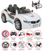 PİLSAN SPEED SONİC AKÜLÜ ARABA 12 VOLT KUMANDALI BEYAZ