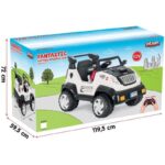 PİLSAN AKÜLÜ ARABA 12 V FANTASTİK KUMANDALI BEYAZ - Görsel 4