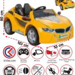 PİLSAN SPEED SONİC AKÜLÜ ARABA 12 VOLT KUMANDALI SARI