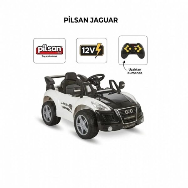 PİLSAN JAGUAR 12V AKÜLÜ ARABA KUMANDALI (BEYAZ)
