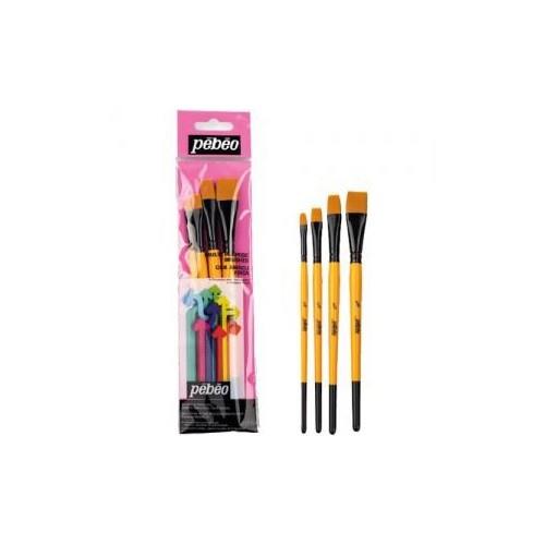 pebeo-4-lu-firca-seti-set-10-1072.jpg PEBEO 4 LÜ FIRÇA SETİ SET 10 - Görsel 1