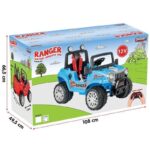 PİLSAN AKÜLÜ ARABA 12 V RANGER MAVİ KUMANDALI - Görsel 4